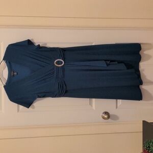 Dress, Jade green, Size 16, R&M Richards